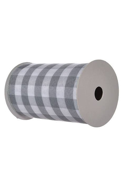 6" X 10yds Cambridge Gray/White