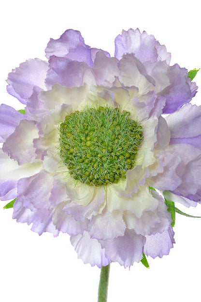 25.25" Silk Scabiosa Spray Lavender