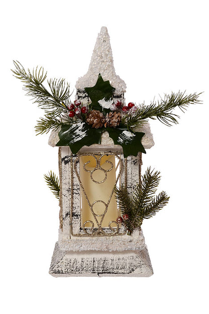 14.17" Wooden Light Box White