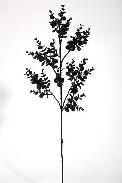 29&quot; Artificial Eucalyptus Spray Black