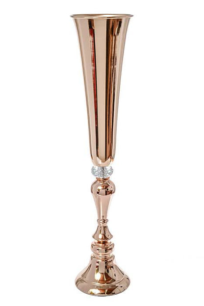 28&quot;/32&quot;/35&quot; Metal Bouquet Stand W/rhinestone Gold