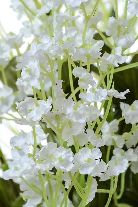 19" Artificial Baby Breath Bush White