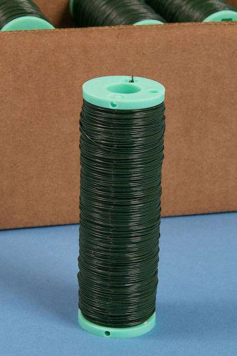 22ga Spooled Wire Roll Green