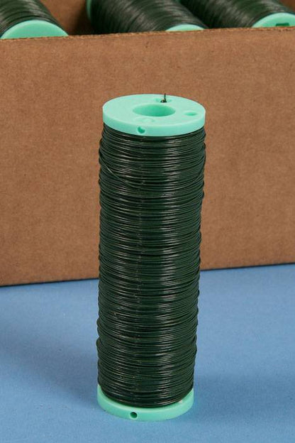 22ga Spooled Wire Roll Green