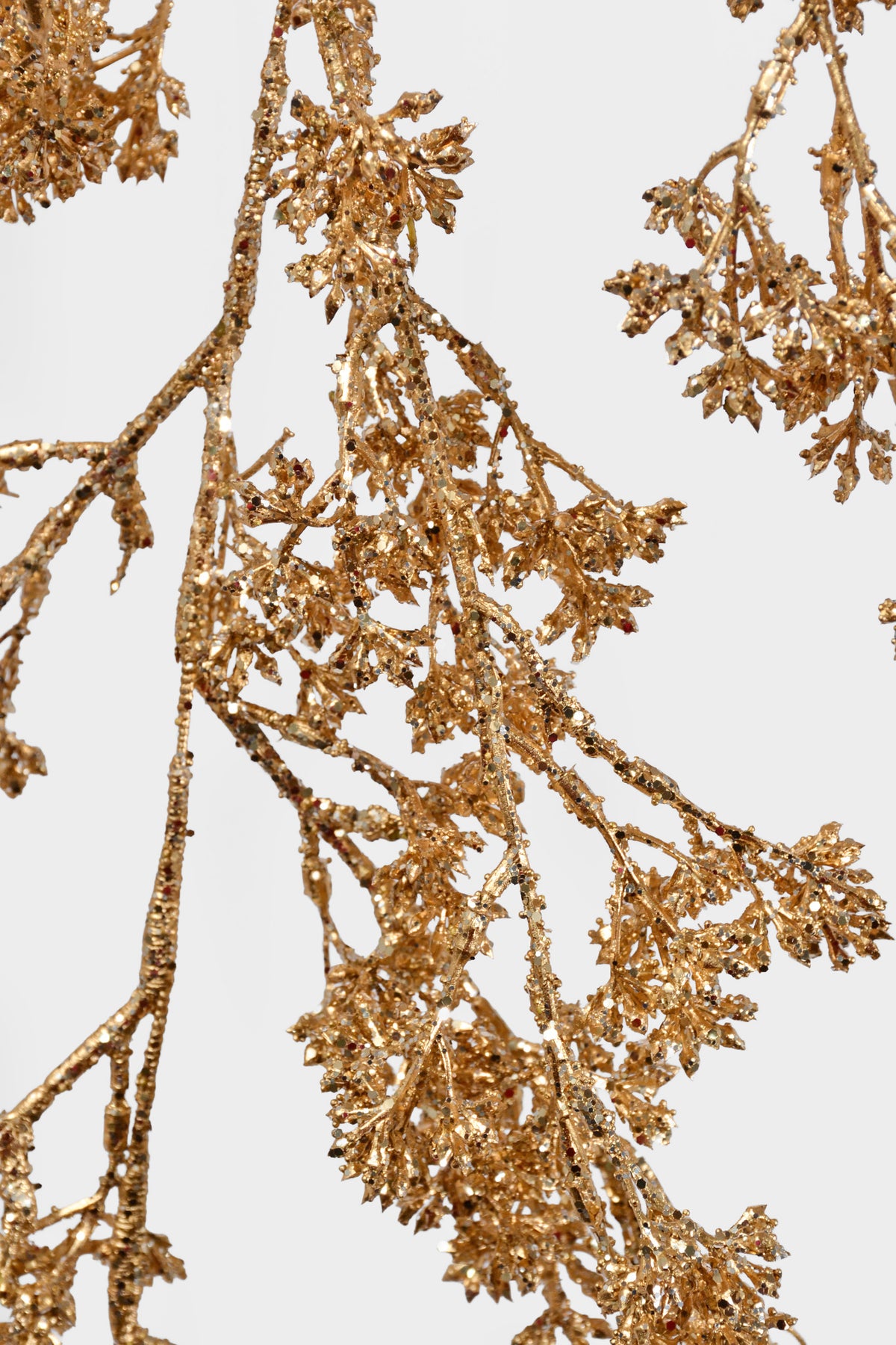48" Metallic Marsh Berry Garland Gold