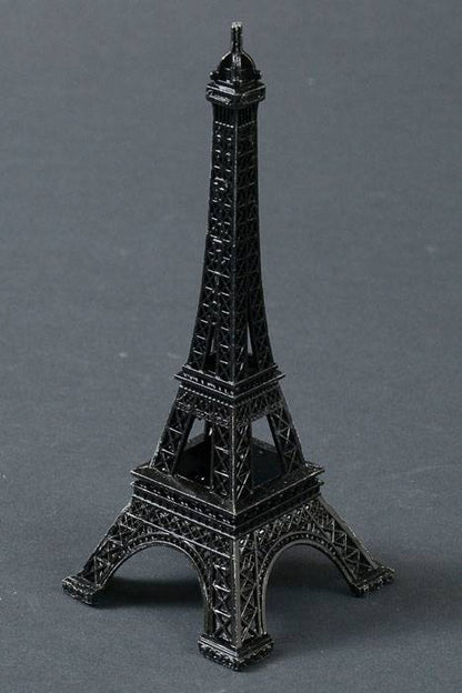 6" Metal Eiffel Tower Black