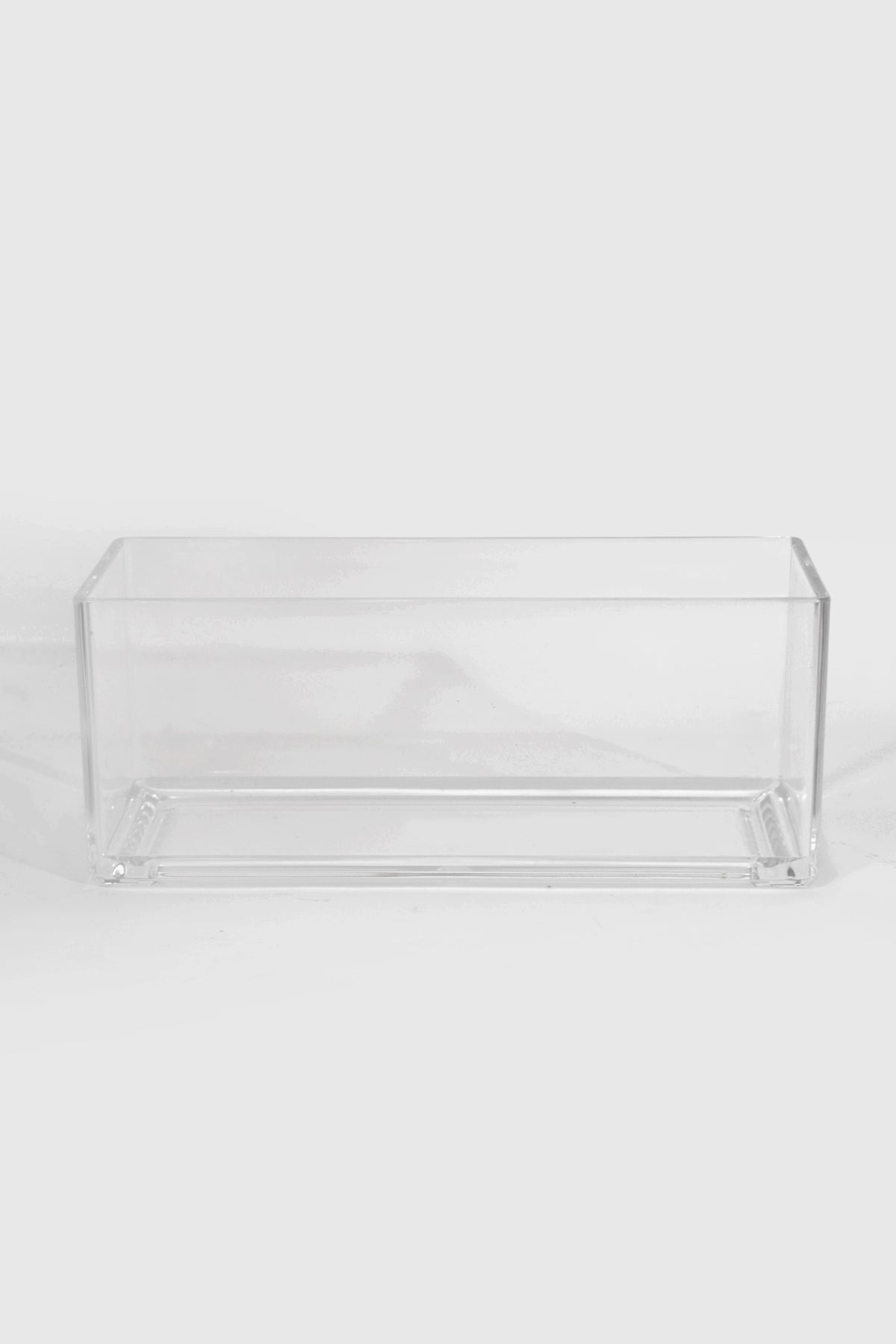 4.5" X 15" X 4" Rectangular Vases Clear