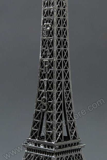 6" Metal Eiffel Tower Black
