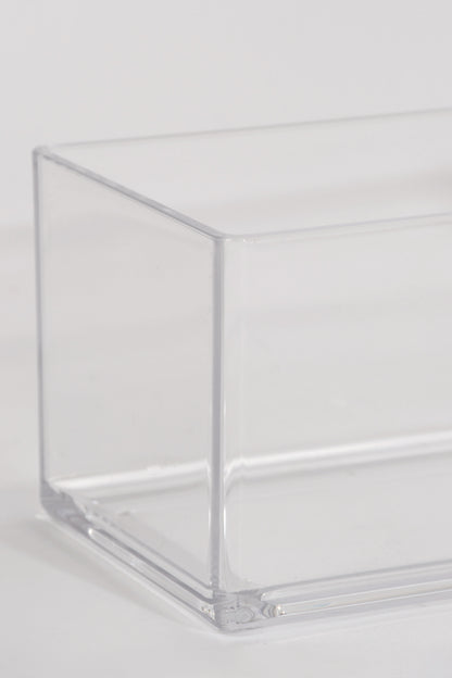 4.5" X 15" X 4" Rectangular Vases Clear