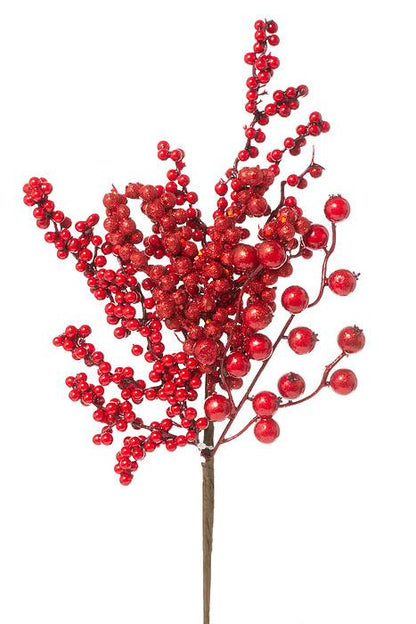 15" Berry Mixed Pick (Red)