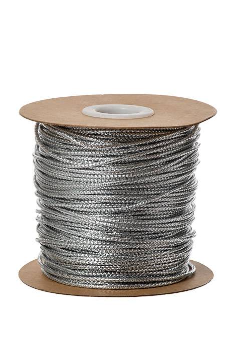 1mm X 100yds Tinsel Cord Silver