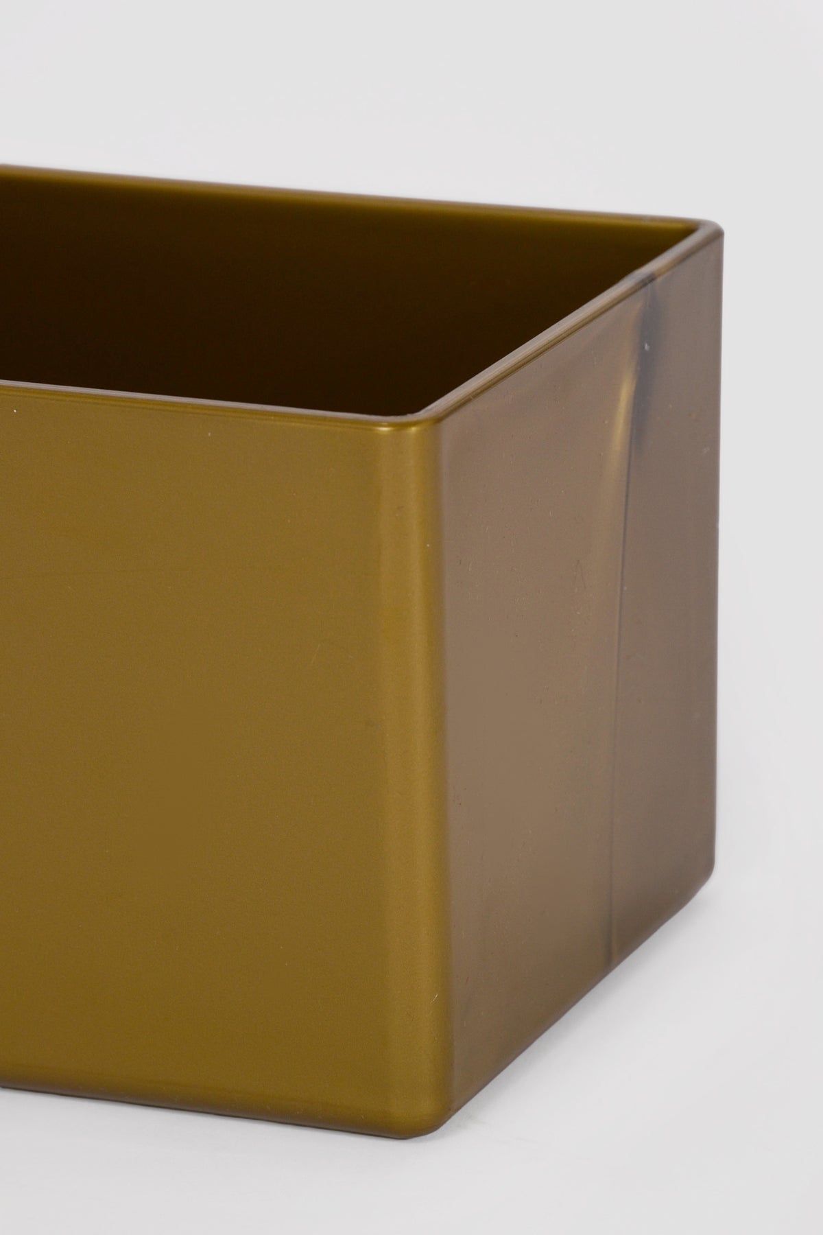4.5" X 10" X 4" Rectangular Vase Gold