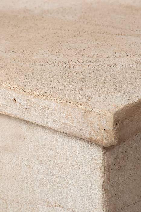 16" X 20" Concrete Square Column Antique White