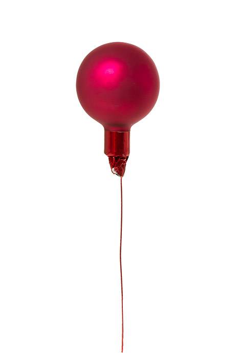 40mm Matte Glass Ball Burgundy Pkg/48