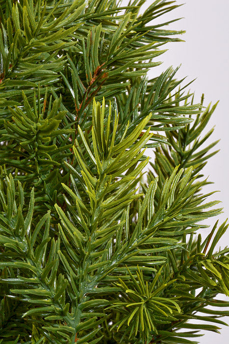 24" Artificial Pine With Pot Green