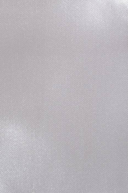 6" X 108" Satin Chair Bow Silver Pkg/6