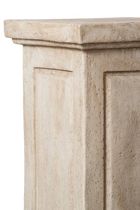 42" X 13.5" Mango Classic Square Column (Antique White)