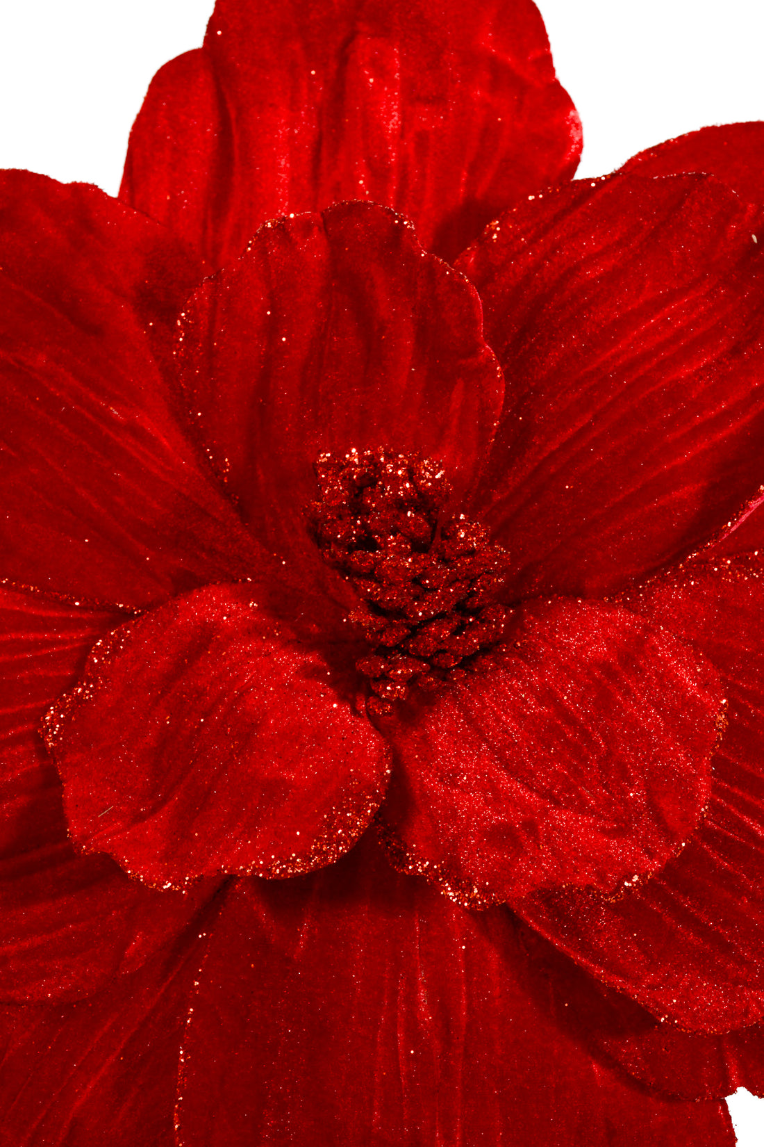26" Velvet Magnolia Stem Red