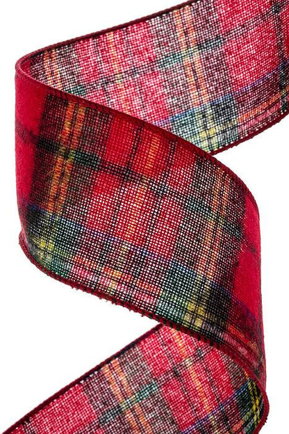 2.5" X 10y Wired Flannel Plaid