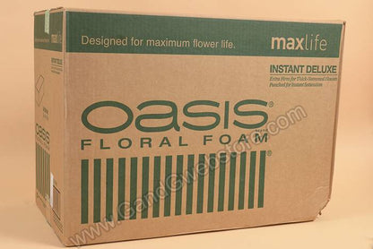 3" X 4" X 9" Instant Deluxe Oasis Floral Foam Green Cs/48