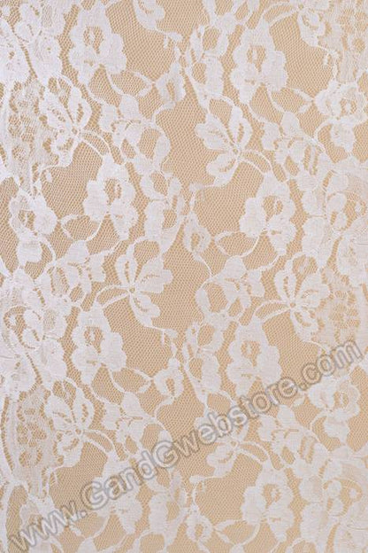 9" X 10yds Lace Ribbon White