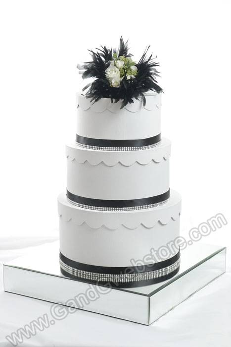 24" X 24" X 4" Glass Mirror Stand Box