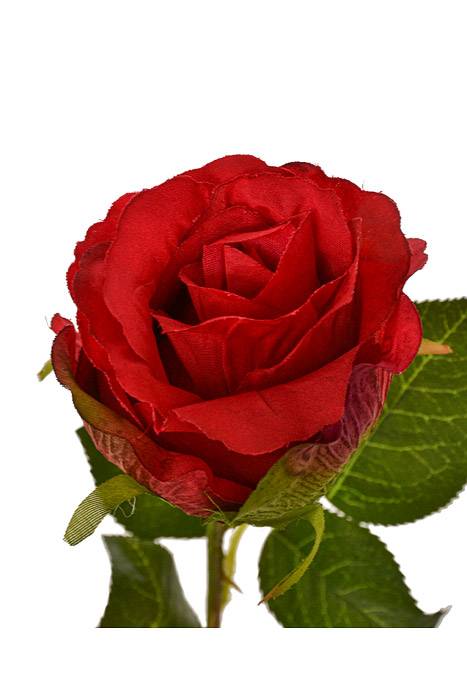 26" Silk Rose Spray Red