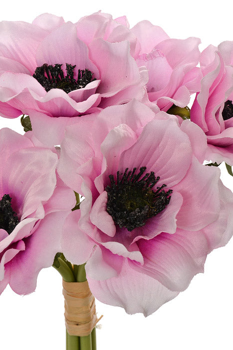 11&quot; Silk Anemone Bundle Orchid/Cream