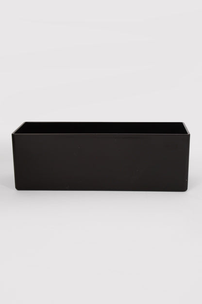 4.5" X 10" X 4" Rectangular Vase Black