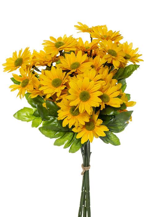 14&quot; Silk Daisy Bundle Yellow