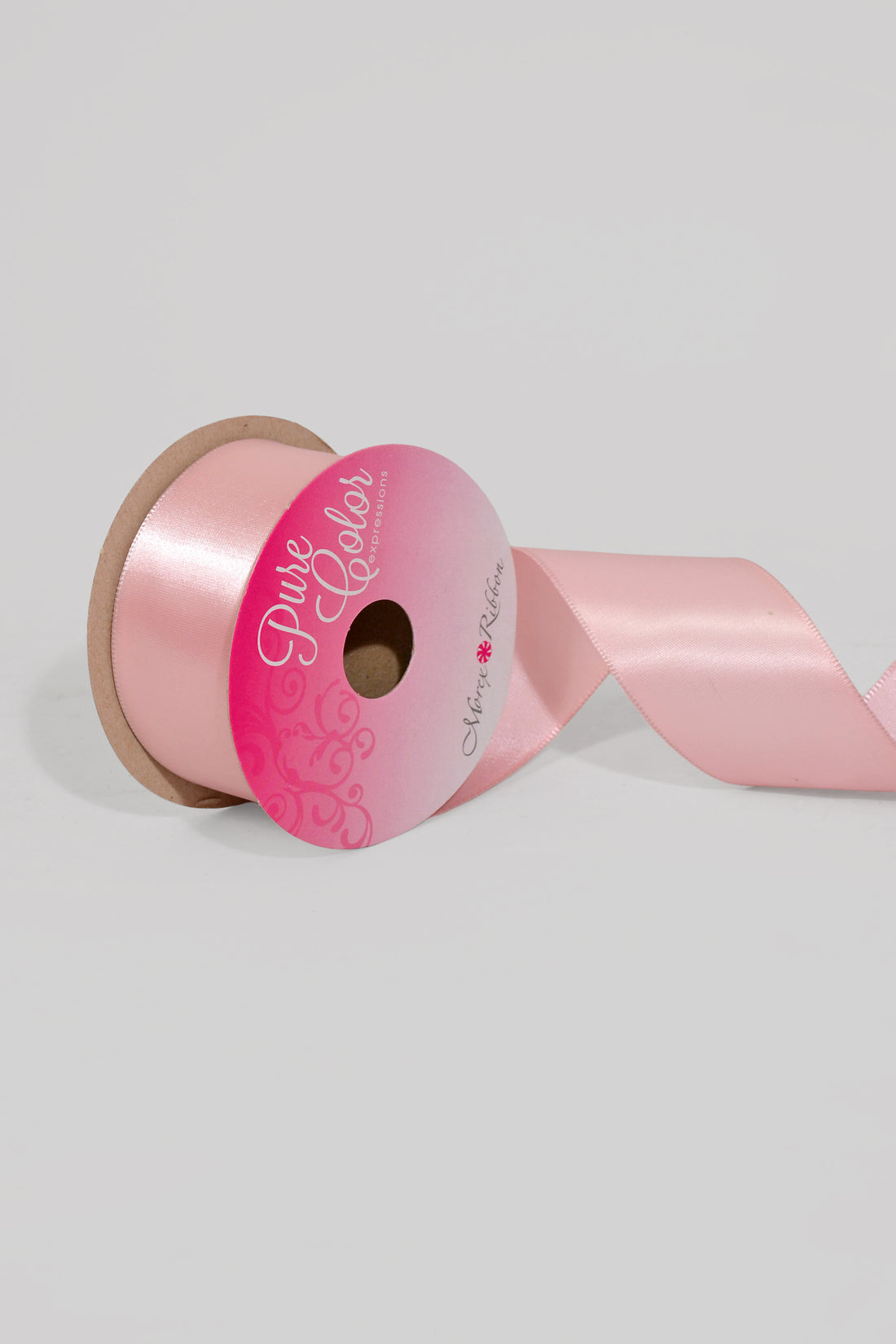 1.5" X 10Yds Wired Satin Ribbon Blush