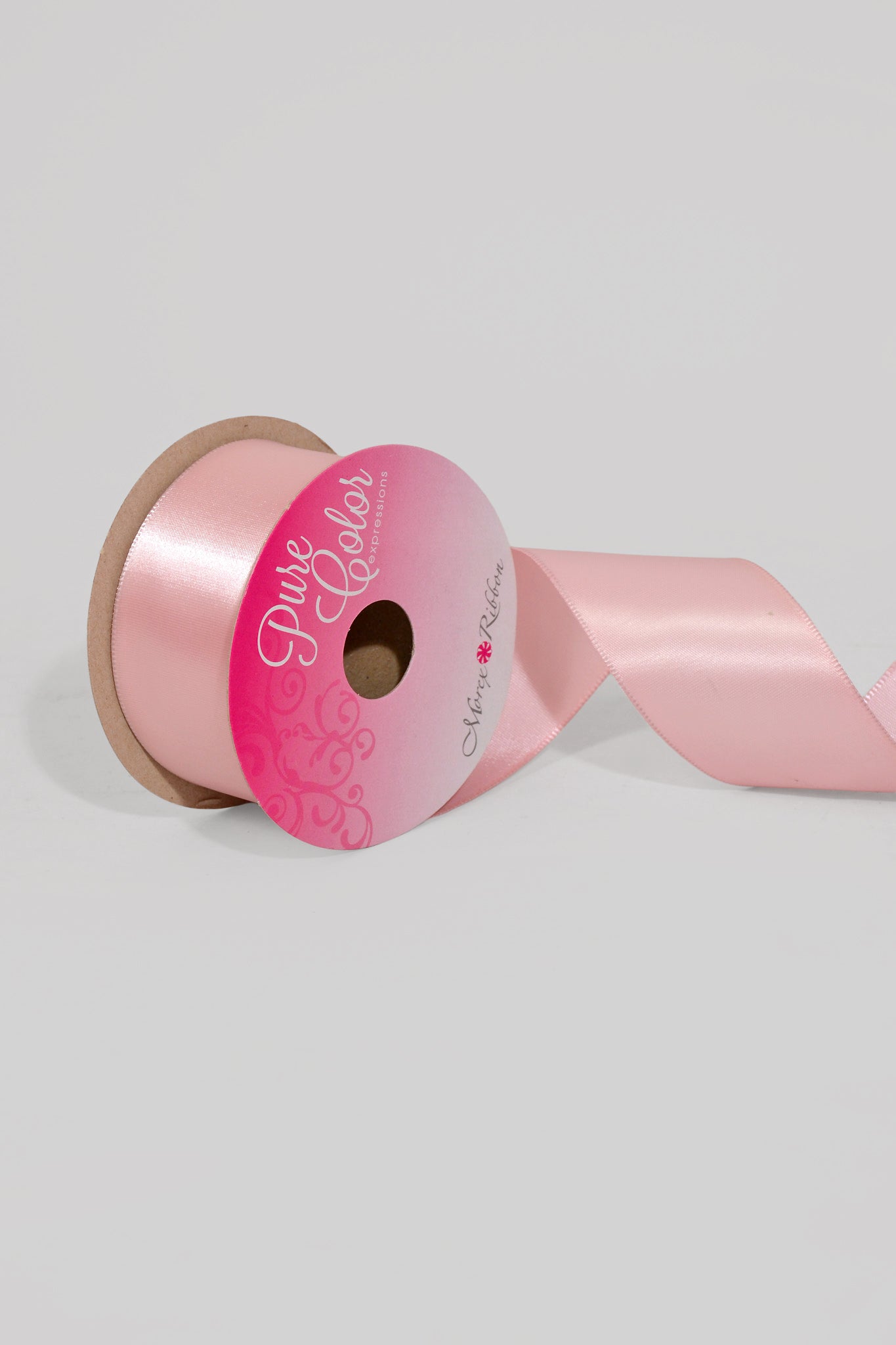 1.5" X 10Yds Wired Satin Ribbon Blush