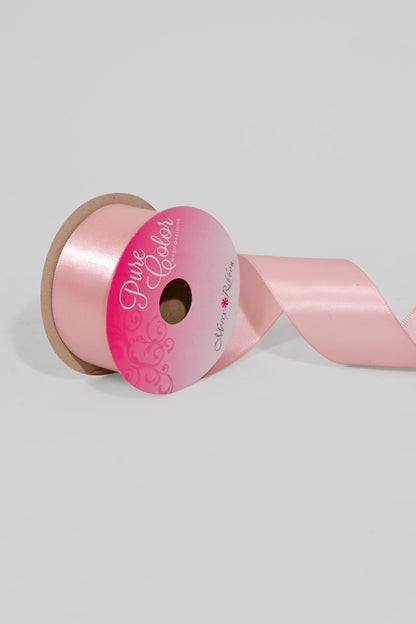 1.5" X 10Yds Wired Satin Ribbon Blush