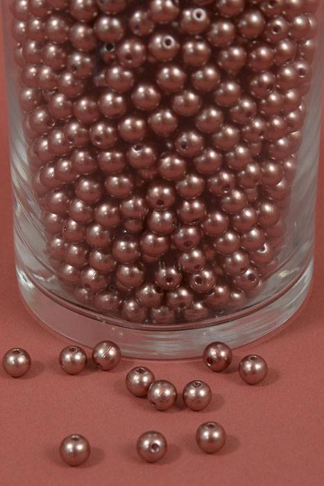 8mm Abs Pearl Beads Brown Pkg(500g)