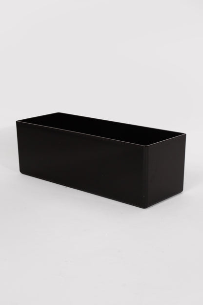 4.5" X 12" X 4" Rectangular Vases Black