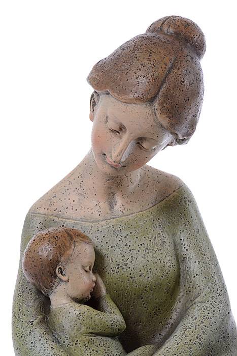 12.25" Mother With Child Bird Feeder