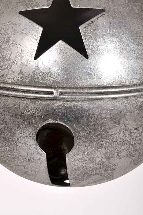 5.5" Jingle Bell Ornament Silver