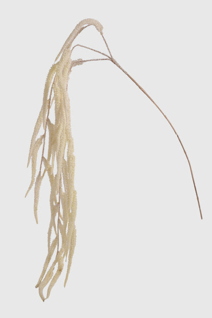 41.75" Artificial Amaranthus Hanging Spray White