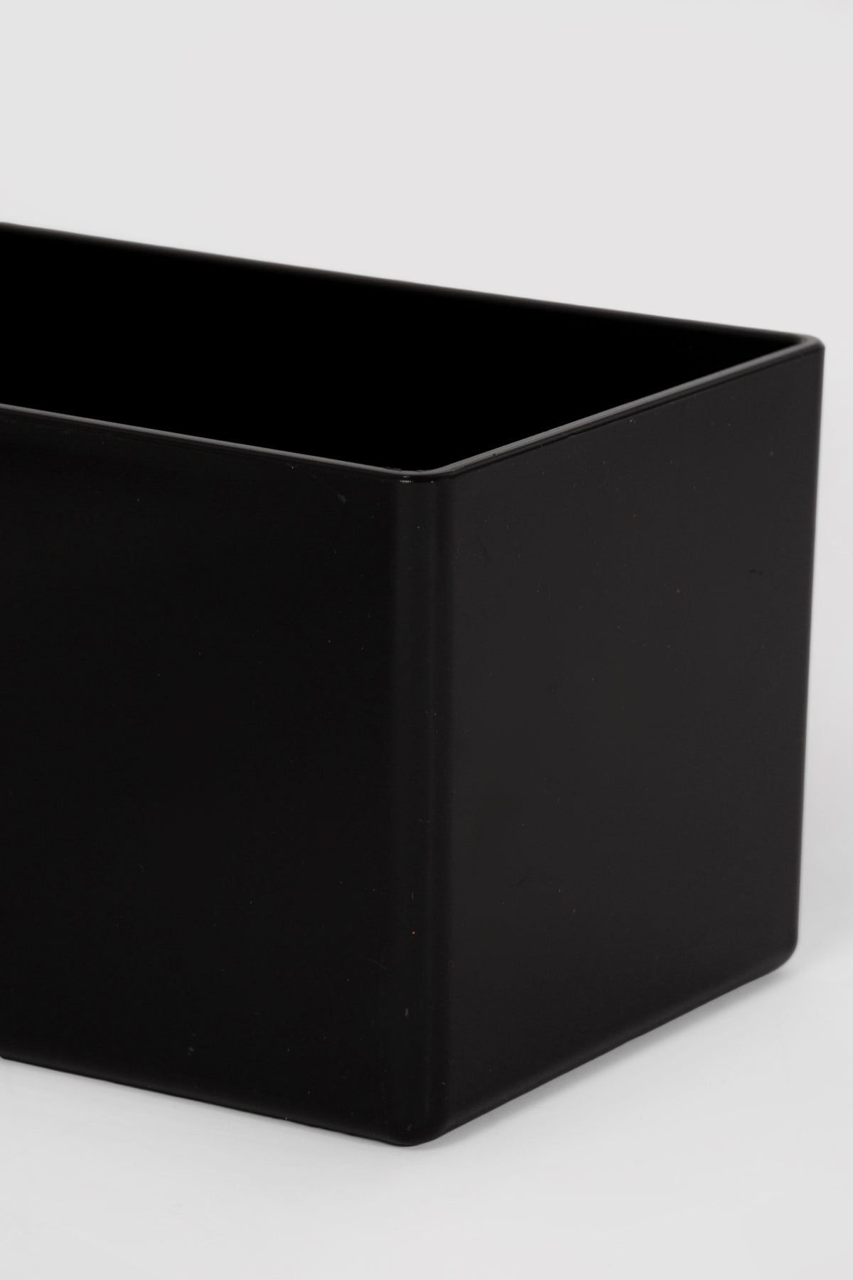 4.5" X 10" X 4" Rectangular Vase Black