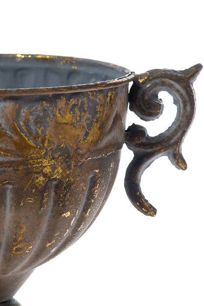 5" X 6" Metal Trophy Urn Gold