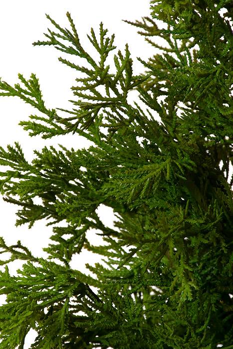 46" Galvanize Potted Standard Cedar Tree Natural/green
