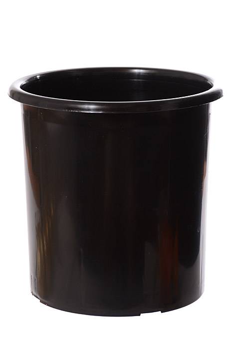 7.75" X 7.75" Round Plastic Cooler Bucket Black
