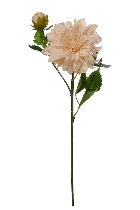 19.5&quot; Silk Dahlia Spray Ivory