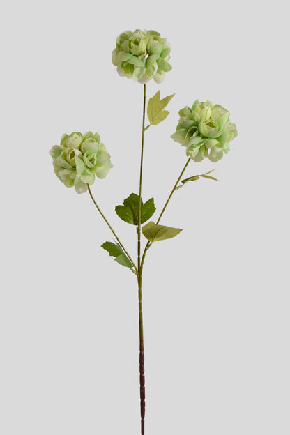 32" Silk Snow Balls Spray Green