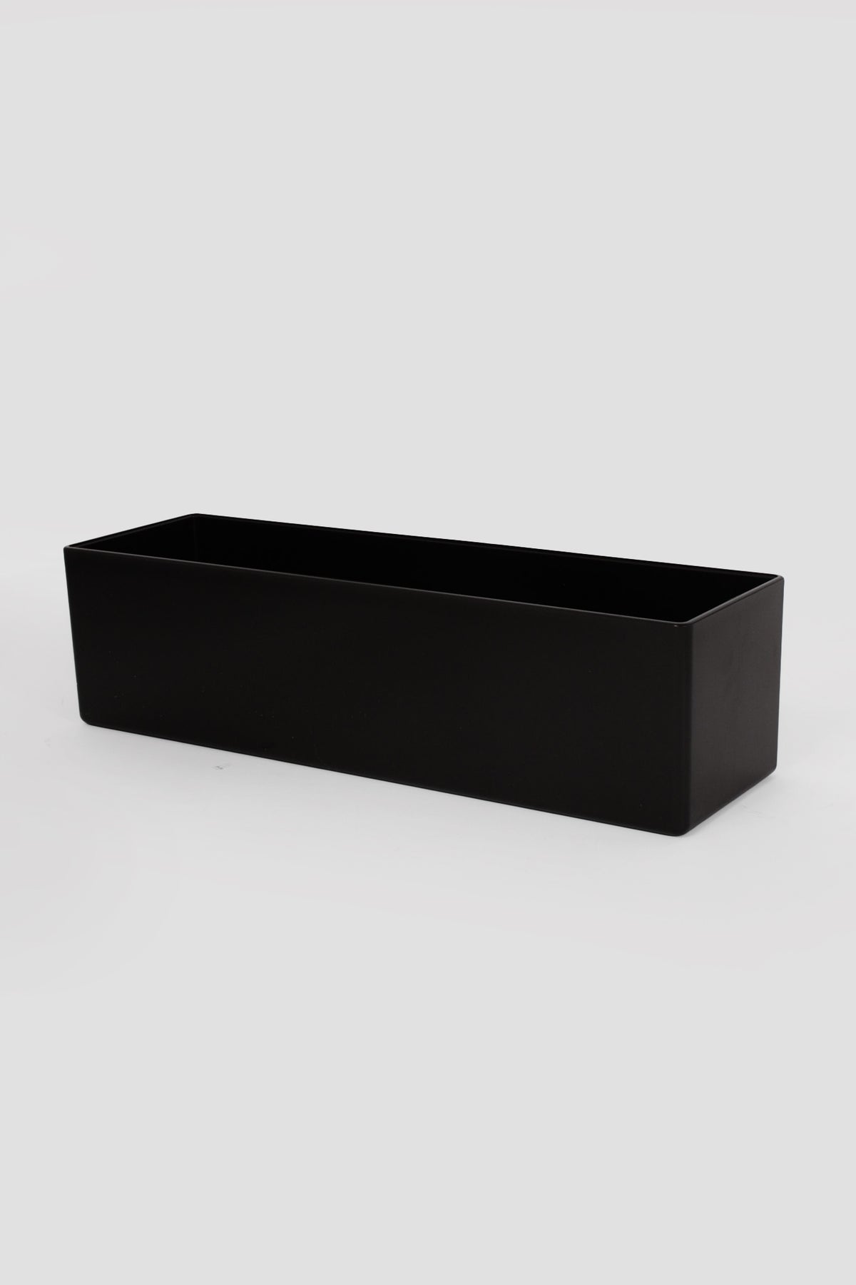 4.5" X 15" X 4" Rectangular Vases Black