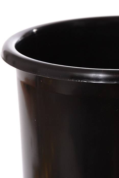 7.75" X 7.75" Round Plastic Cooler Bucket Black