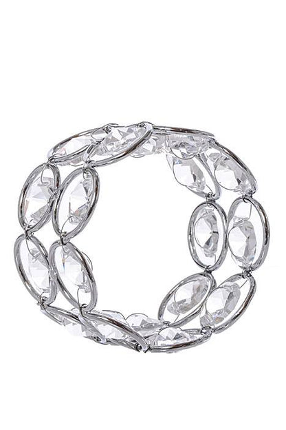 Napkin Ring Silver Pkg/5