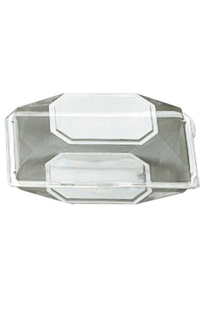 9&quot; X 5&quot; X 4&quot; Large Corsage Box Clear Pkg/12
