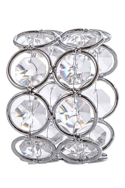 Napkin Ring Silver Pkg/5