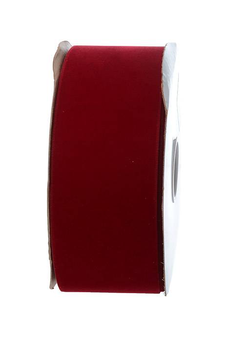 2.5" X 25yds Velita Ribbon Holiday Red